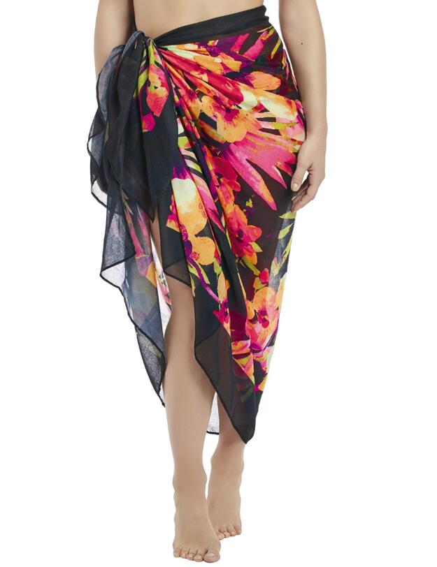 6435 Fantasie Ko Phi Phi Pareo Beach Cover-Up - 6435 Tropical Print