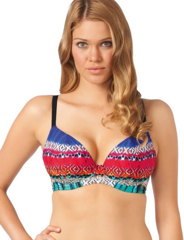3180 Freya Nambassa Plunge Bikini Top - 3180 Kaleidoscope