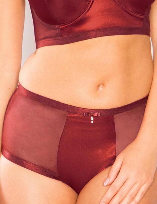 13005 Pour Moi? Viva Deep Brief - 13005 Wine Red