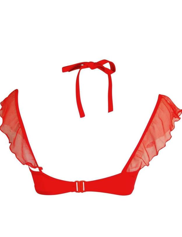 88000 Pour Moi Mardi Gras Halterneck Bikini Top - 88000 Red