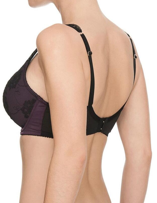 354512 Ultimo Cassiopeia Underwired Moulded Fuller Bust Balcony Bra - 354512 Wine