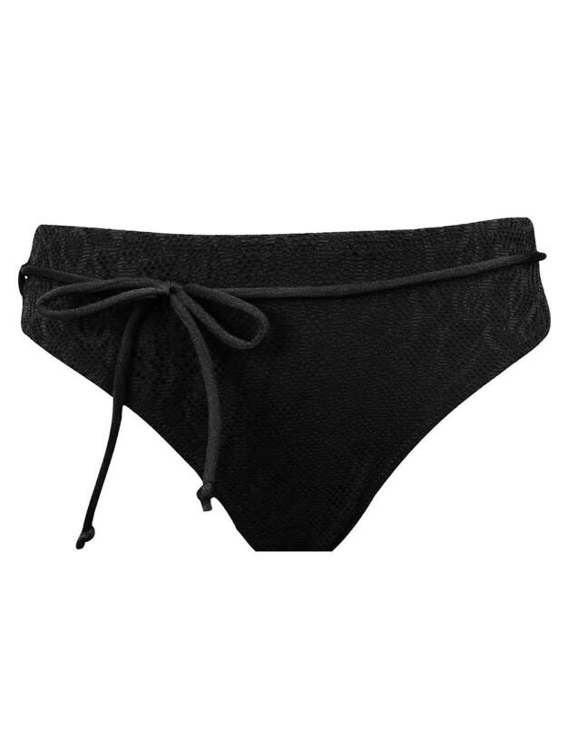 65009 Pour Moi? Puerto Rico Belted Bikini Brief - 65009 Black
