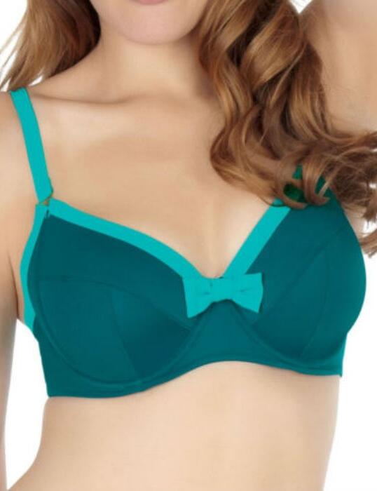 SW0762 Panache Isobel Balcony Bikini Top - SW0762 Emerald