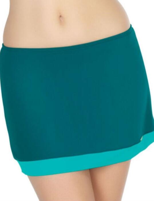SW0768 Panache Isobel Skirted Bikini Pant Emerald - SW0768 Emerald