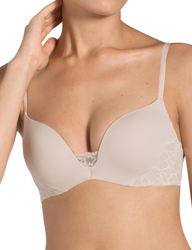 10157664 Triumph Magic Boost MWHU Push Up Plunge Bra - 10157664 Nude Beige