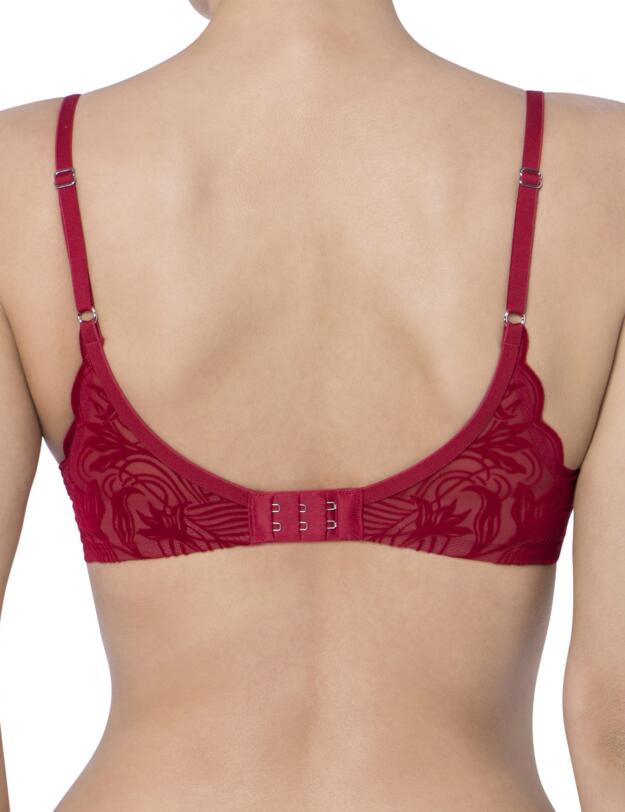 10180390 Triumph Magic Boost Velvet Push Up Bra - 10180390 Royal Red