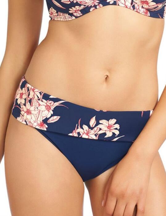 5702 Fantasie Pollonia Classic Fold Bikini Brief - 5702 Navy Print