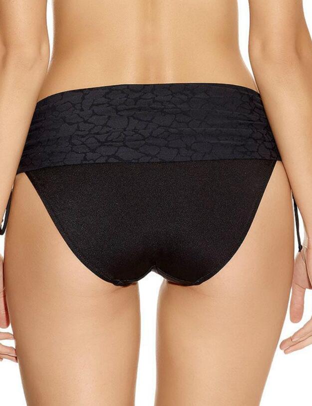5435 Fantasie Montreal Adjustable Fold Bikini Brief - 5435 Black