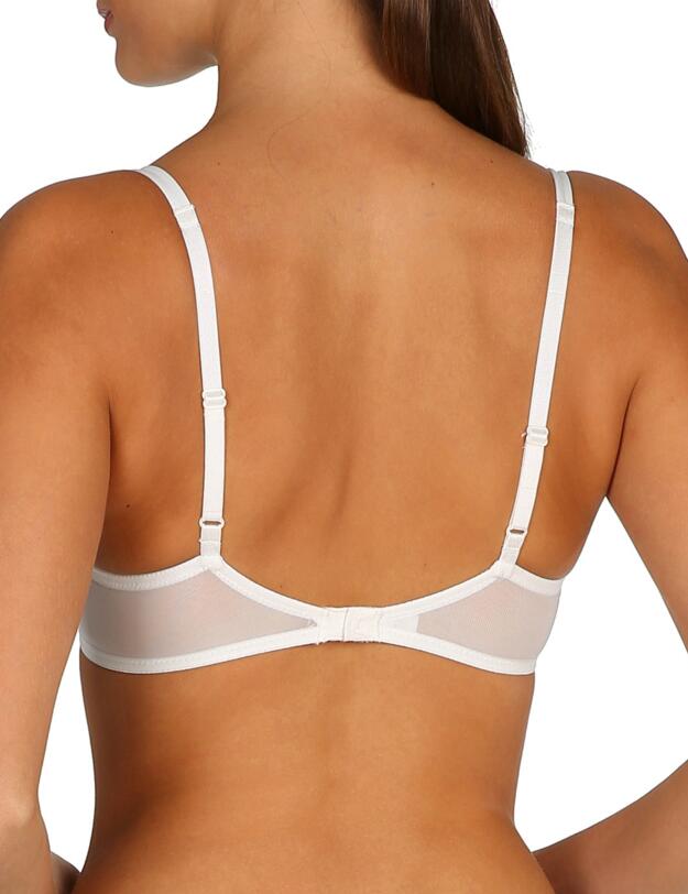 0102206 Marie Jo Sakura Underwired Padded Moulded Plunging Heart Shaped Bra - 0102206 Natural