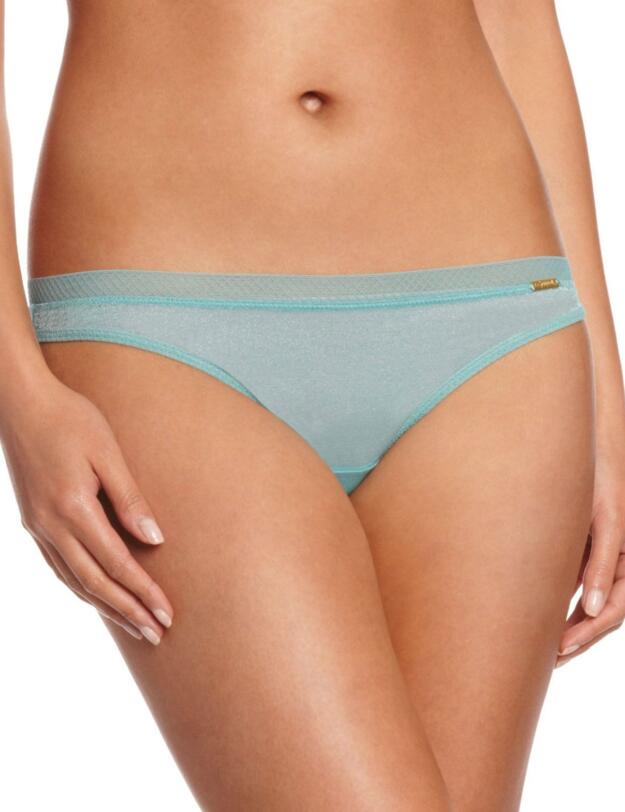 6276 Gossard Glossies Thong Aqua - 6276 Thong