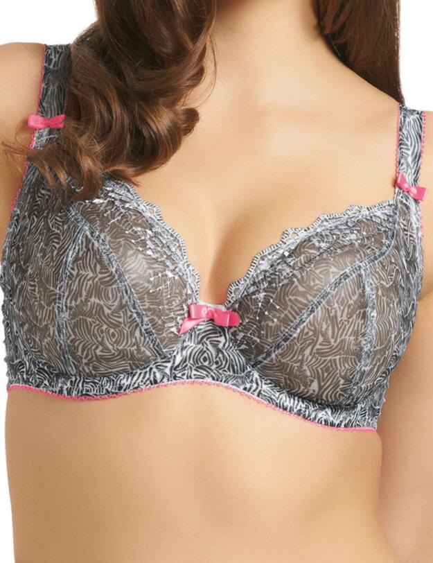 1591 Freya Jungle Fever Plunge Balcony Bra  - 1591 Balcony Bra 
