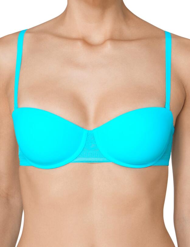 10186066 Sloggi Zero Lace Strapless Mulitway Bra - 10186066 Laguna