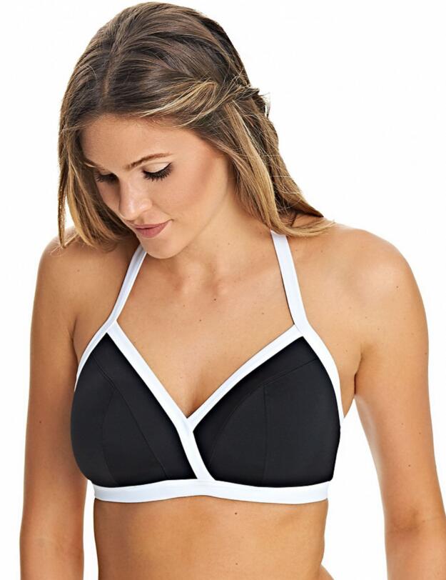  Freya Back To Black Soft Triangle Bikini Top Black