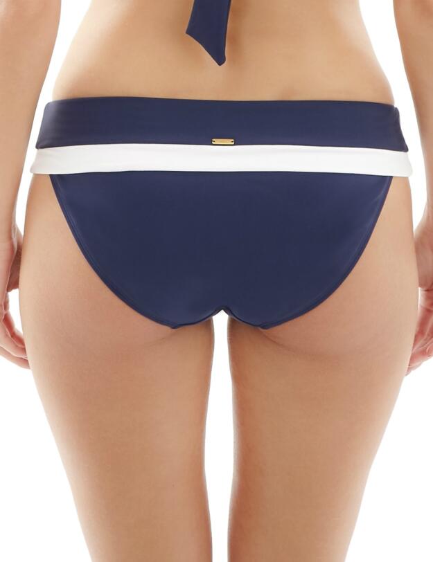 SW1097 Panache Anya Cruise Fold Bikini Brief - SW1097 Navy/White