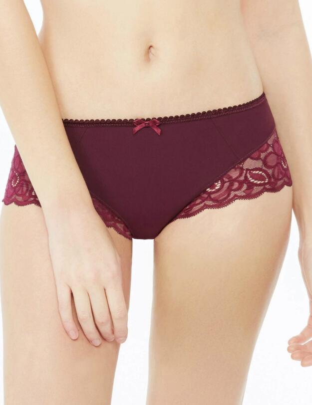 07450 Bestform Mahina Boxer Brief - 07450 Prune