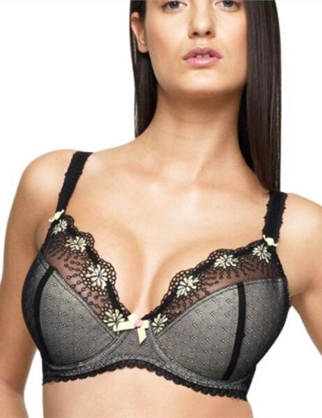 Freya Greta Padded bra 2311 Black SALE - 2311 Plunge bra