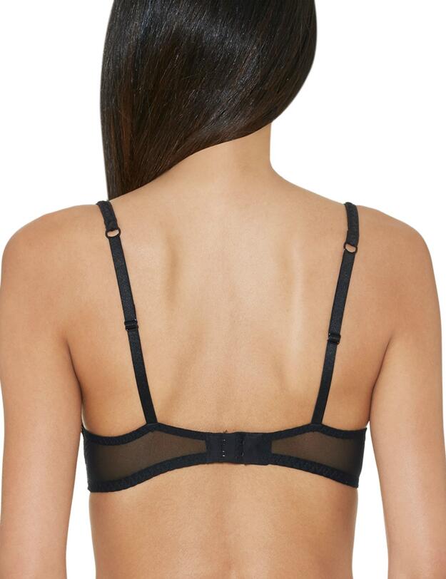 Y614 Aubade Art Of Kissing Half-Cup Bra - Y614 Jet Black