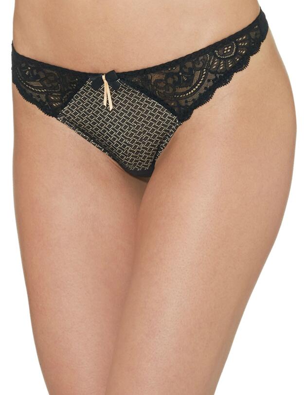 Y623 Aubade Art Of Kissing String Thong - Y623 Jet Black