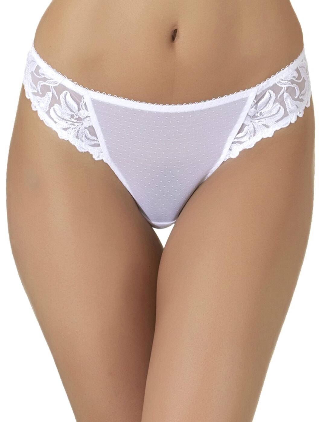 YA26 Aubade Jardin Des Delices Tanga Brief - YA26 White