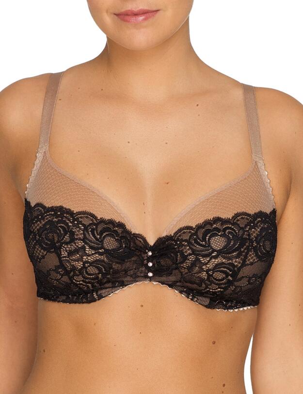0162784/0162785 Prima Donna By Night Vertical Seam - 0162784/0162785 Black/Cream