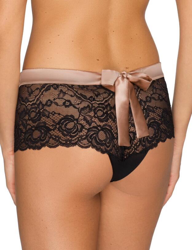 Prima Donna By Night Luxury Thong Black/Cream