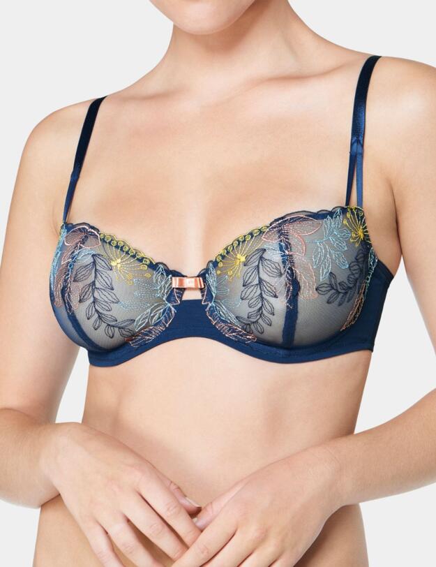 Triumph Beauty-Full Sunset Wired Bra Blue/Dark Combination"