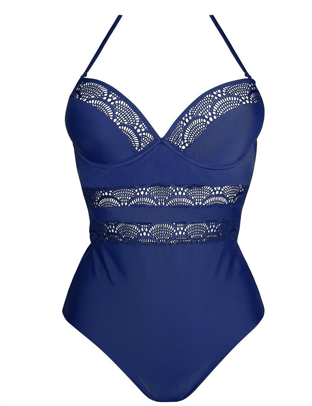 407502 Ultimo OMG Lace Swimsuit - 407502 Navy