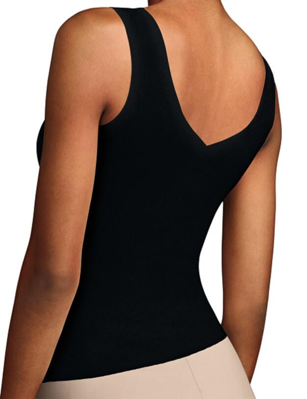U2584 Maidenform Sleek Smoothers 2-Way Shaping Tank Top - U2584 Black