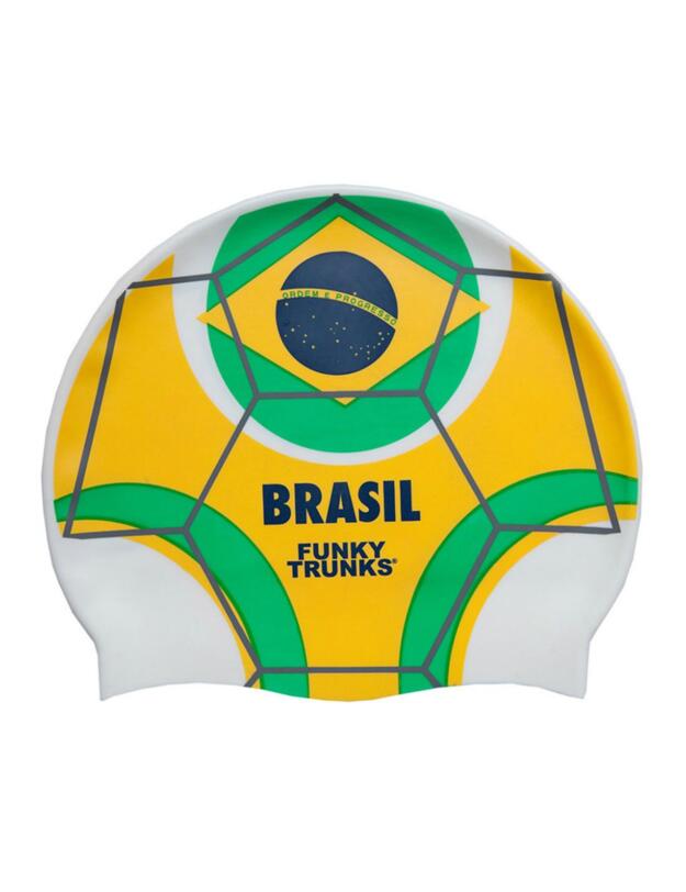 FT9900675 Funky Trunks Silicone Swimming Cap - FT9900675 Canarinho