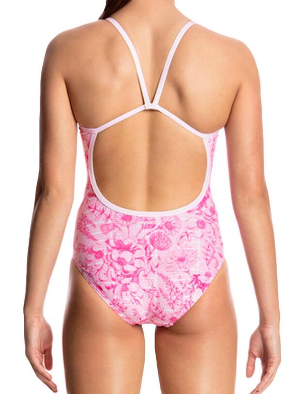 FS15L01611 Funkita Ladies Single Strap One Piece Swimsuit - FS15L01611 Novel Floral