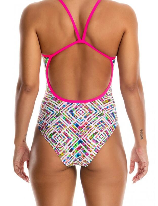 FS15L01513 Funkita Ladies Single Strap One Piece Swimsuit - FS15L01513 Daisy Maze