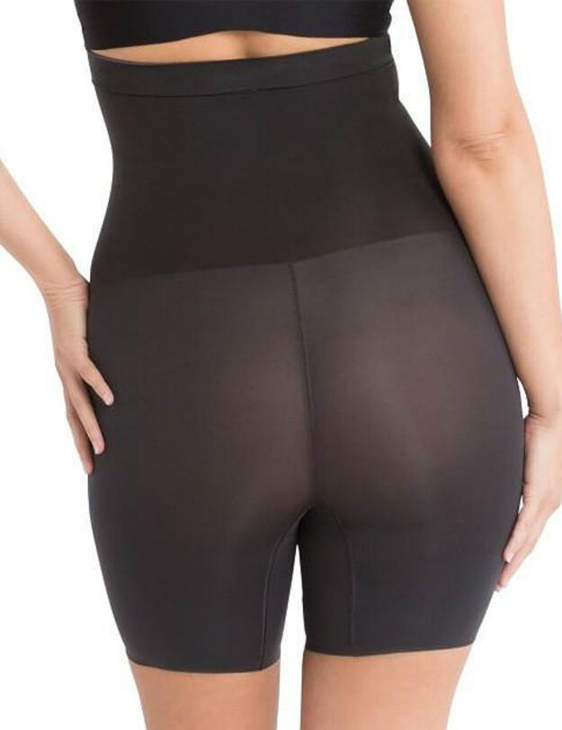Spanx Shape My Day High-Waist Mid Thigh Shaping Brief Black