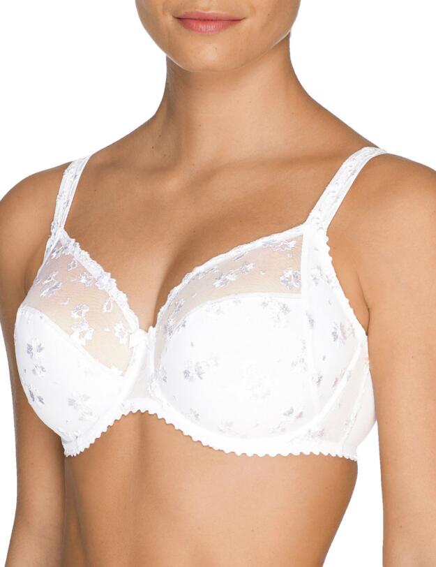 0162870/0162871 Prima Donna Ray Of Light Underwired Full Cup Bra - 0162870/0162871 White