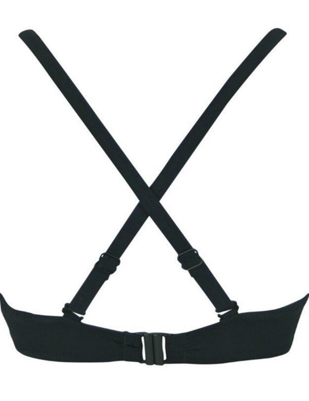 80002 Pour Moi Getaway Balcony Bikini Top - 80002 Black
