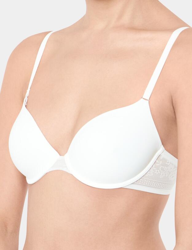 Sloggi ZERO Lace WHP Bra Silk White"