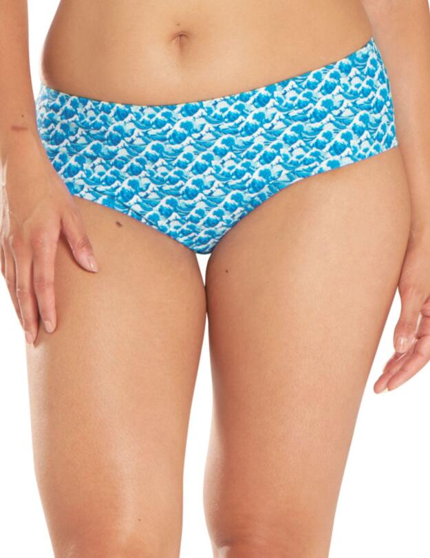 CS4803 Curvy Kate Riptide Retro Short Blue Print - CS4803 Blue Print