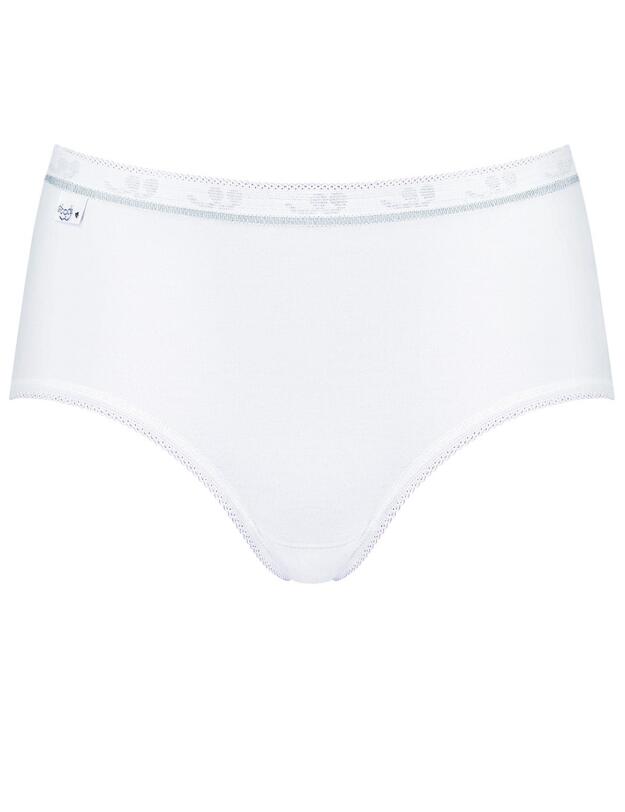 10181246 Sloggi Basic Diamond H Midi Brief 3 Pack - 10181246 White