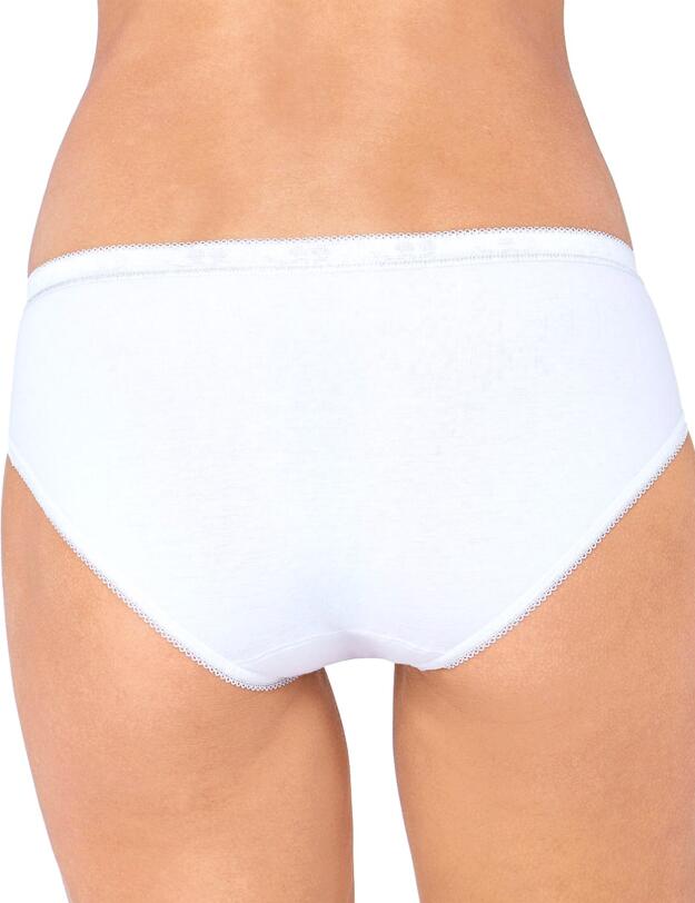 10181251 Sloggi Basic+ Diamond Mini Brief 3 Pack - 10181251 White