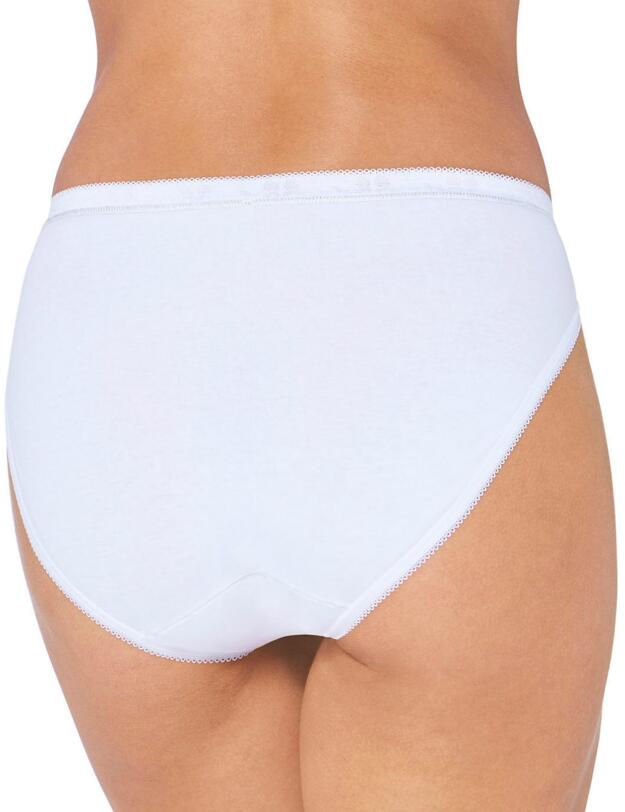 10181248 Sloggi Basic+ Diamond Tai Brief 3 Pack - 10181248 White