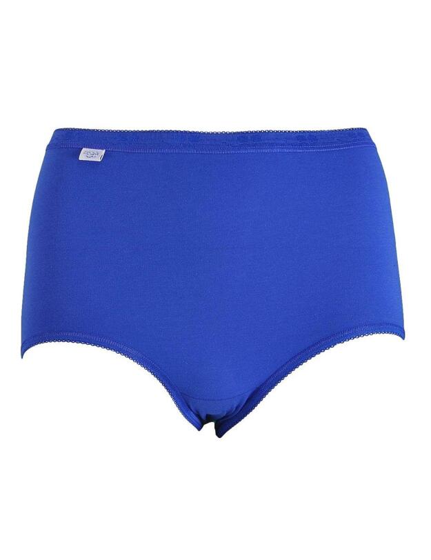 10105593 Sloggi Basic Maxi Brief 3 Pack - 10105593 Blue/Lilac/Navy