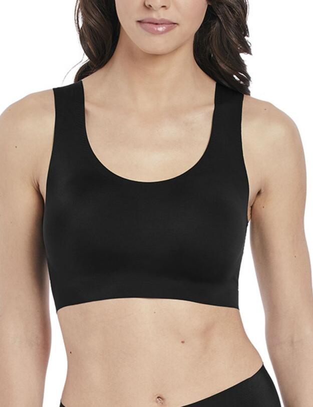 835275 Wacoal B-Smooth Padded Bralette Bra Top - 835275 Black