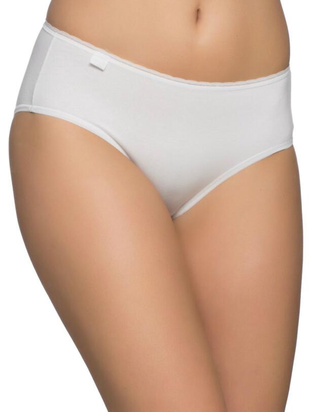 10158069 Sloggi Daily Cotton H Midi Brief - 10158069 White
