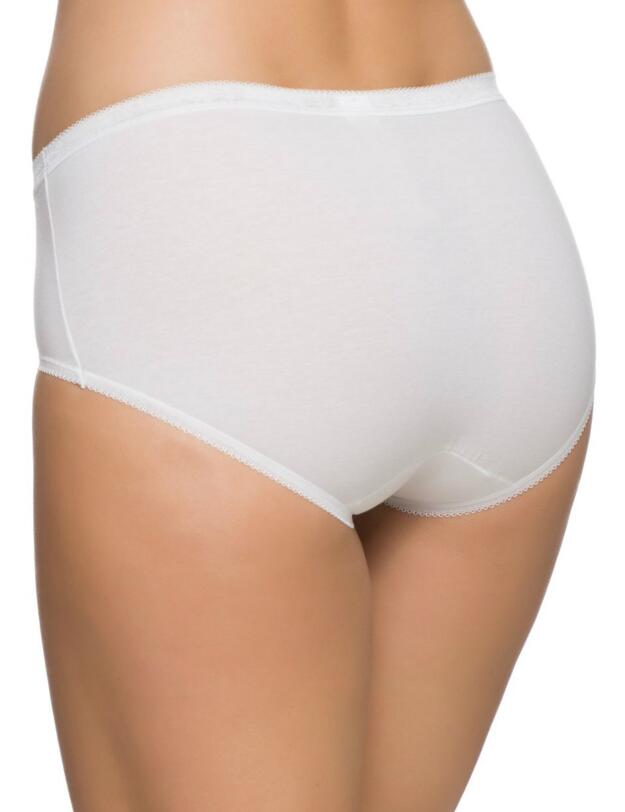 10158069 Sloggi Daily Cotton H Midi Brief - 10158069 White