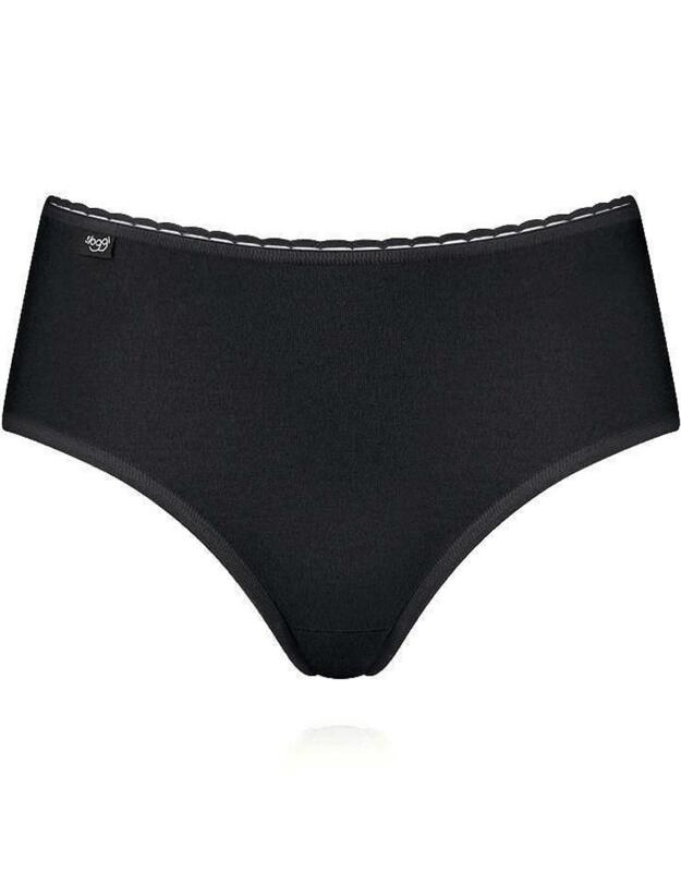 10158069 Sloggi Daily Cotton H Midi Brief - 10158069 Black