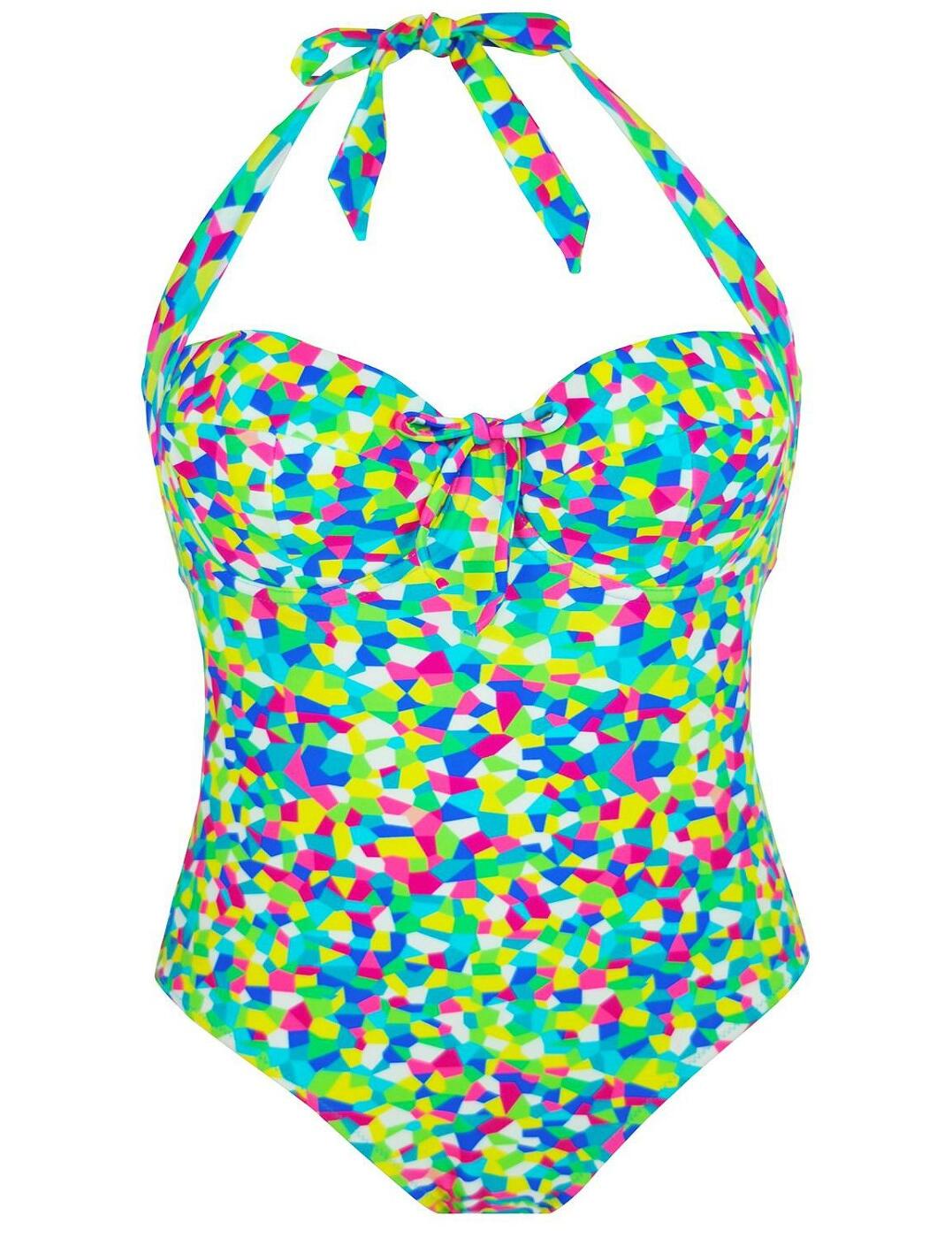 73005 Pour Moi High Dive Underwired Padded Halterneck Swimsuit | 73005 ...