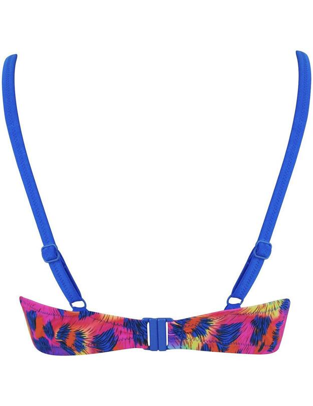58002 Pour Moi? Malibu Underwired Plunge Bikini Top - 58002 Multi