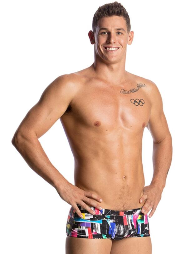 FT30M01802 Funky Trunks Men's Classic Swim Trunks - FT30M01802 Test Signal