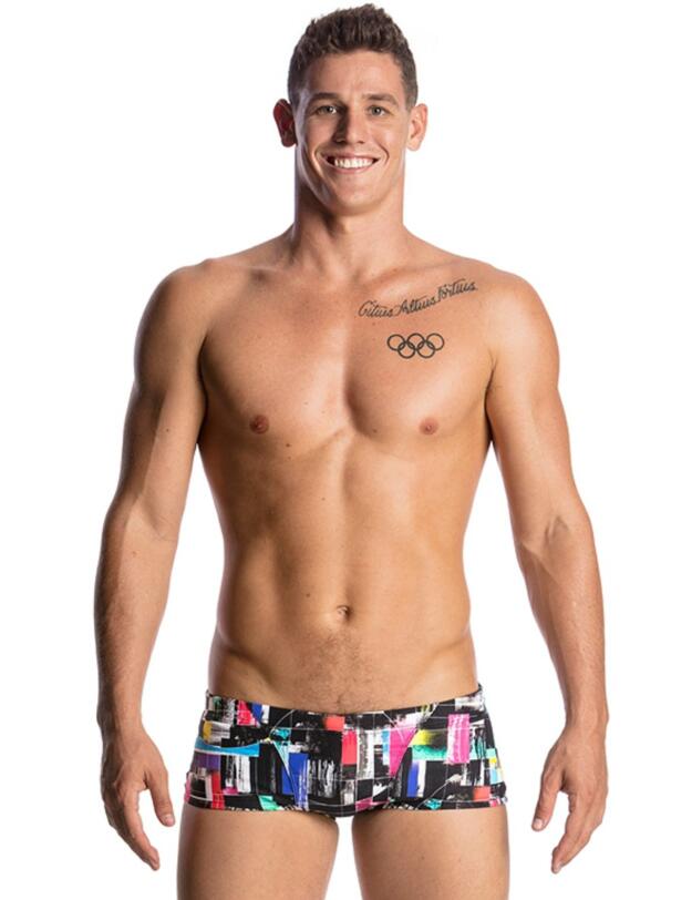 FT30M01802 Funky Trunks Men's Classic Swim Trunks - FT30M01802 Test Signal