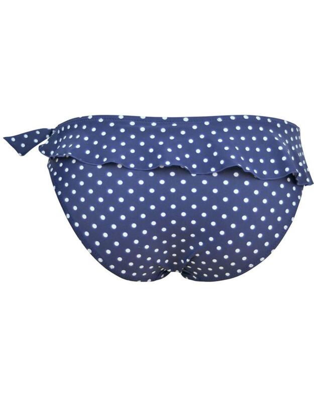 3903 Pour Moi Hot Spots Frill Bikini Brief - 3903 Navy