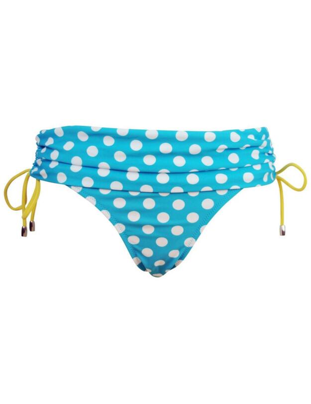 68003 Pour Moi Starboard Fold Adjustable Bikini Brief - 68003 Turquoise/Lemon